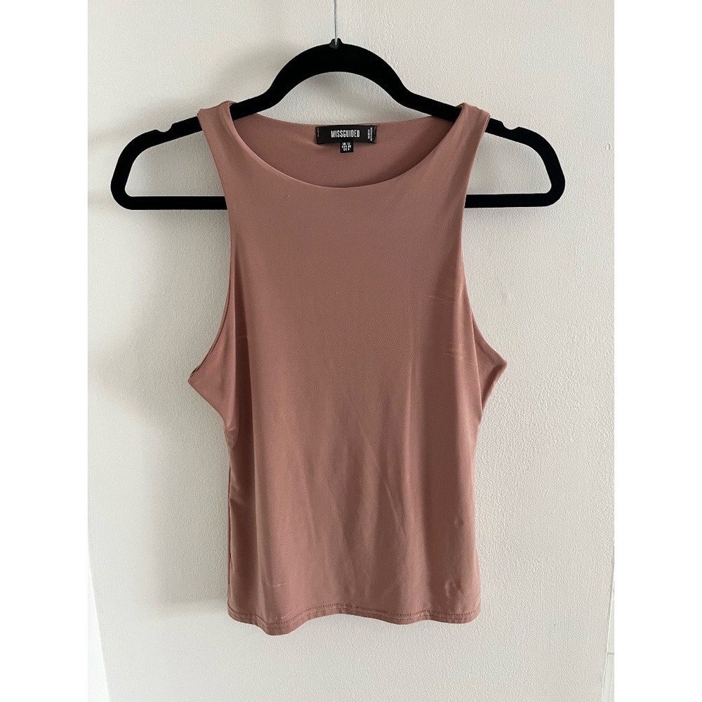 Blush basic tank top